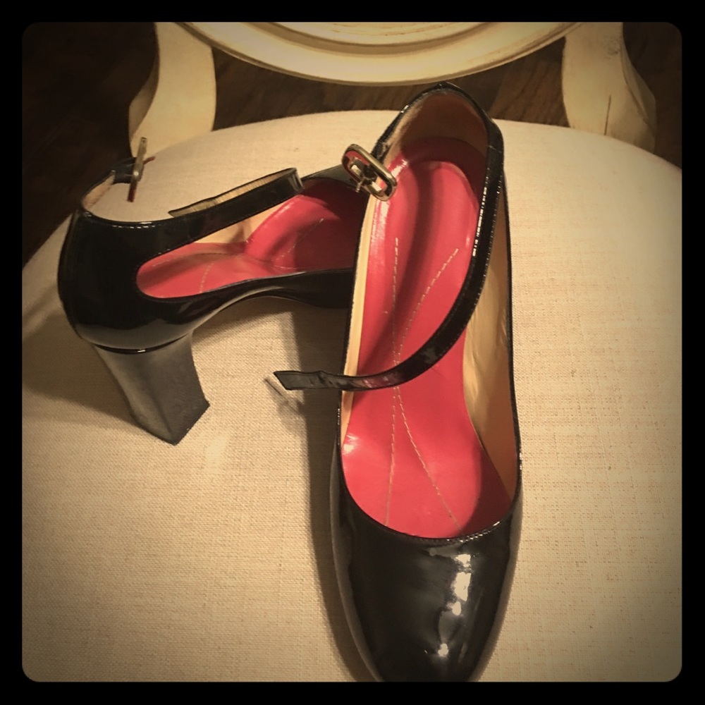 Kate spade black patent leather